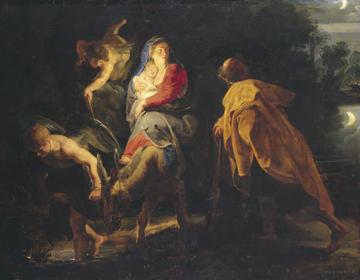 Peter Paul Rubens Die Flucht nach Agypten oil painting picture